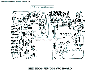 FEP-509 VFO Voard Layout